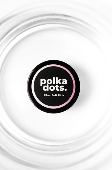 Polkadots Fiber Soft Pink