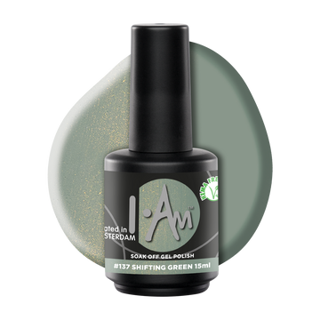 I.Am Soak Off Gel Polish #137 Shifting Green