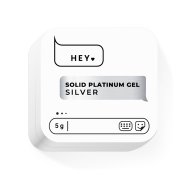 HEYLOVE Solid Platinum gel Silver