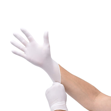 Handschoenen Nitril White 100 stuks