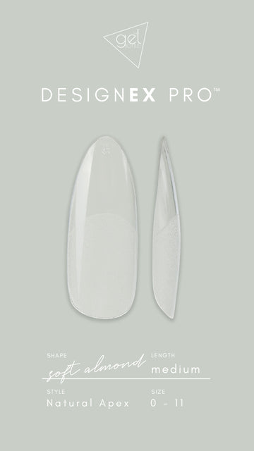 The GelBottle Designex Pro™ Medium Soft Almond Tips