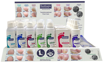Footlogix Best Sellers 40 Products + FREE DISPLAY